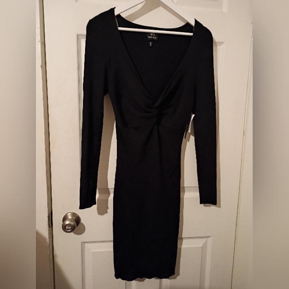Derek Heart Black 🖤 Midi Sweater Dress